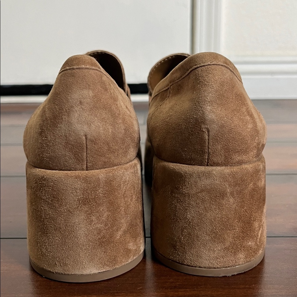 Dolce Vita Women's Yanni Tailored Block-Heel Chunky Platform Loafers size 10 New - Picture 4 of 9